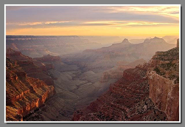 Grand Canyon National Park, north rim, Colorado River, Arizona