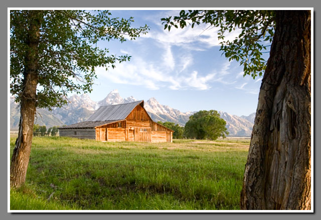 Grand Teton National Park, Tetons, Wyoming, Thomas Alma Moulton Barn, South barn