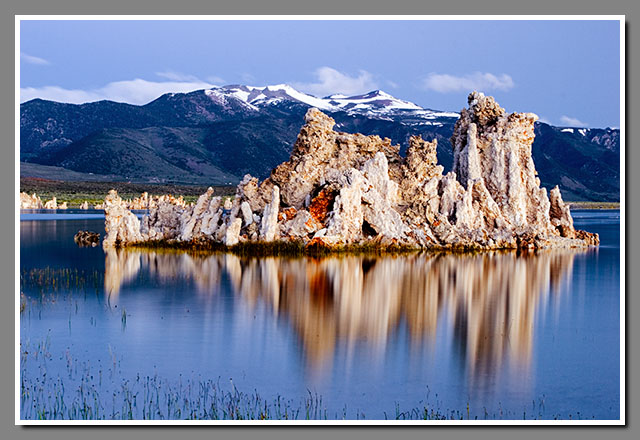 Mono Lake Tufa State Reserve, park, Lee Vining, California, sunrise, twilight, tufa, Eastern Sierra mountain range