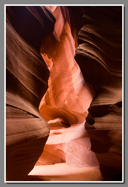 Upper Antelope Canyon, Arizona, slot canyon, Navajo, sandstone, Corkscrew canyon, Tse' bighanilini canyon