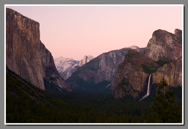 Yosemite National Park, tunnel view, California