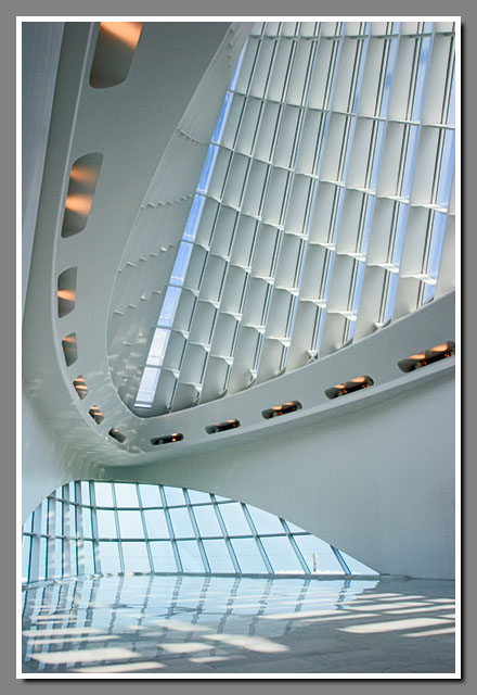 MAM, Milwaukee Art Museum, Milwaukee, Wisconsin, architecture, interior